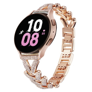 Samsung Galaxy Watch diamond V bandje - zwart