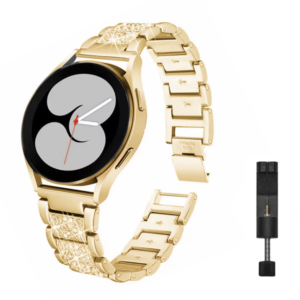 Samsung Galaxy Watch Diamantgliederarmband – Gold