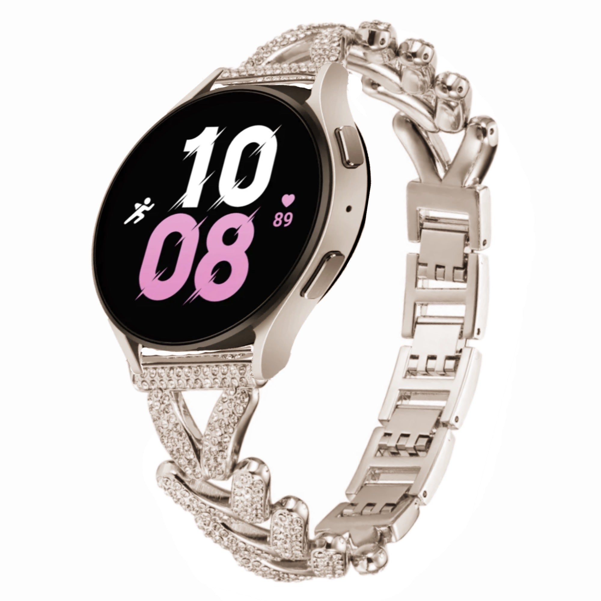 Samsung Galaxy Watch Diamant V Armband – Sternenlicht