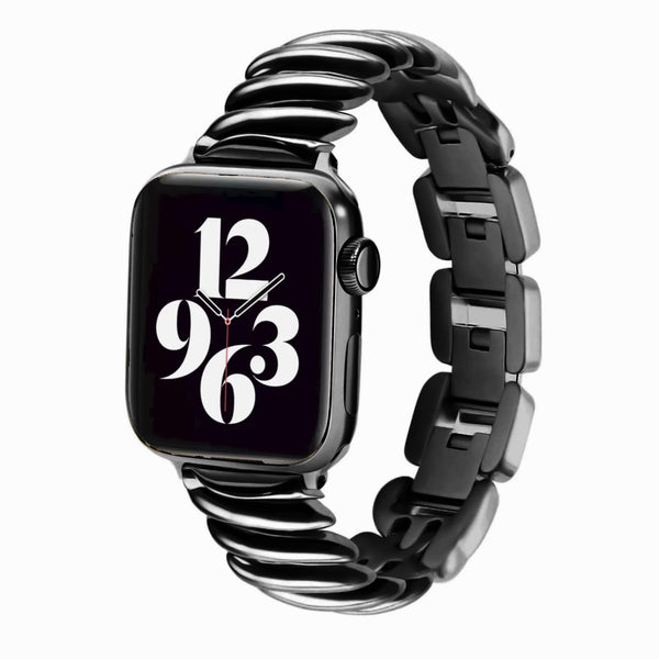 Apple Watch swirl bandje - zwart