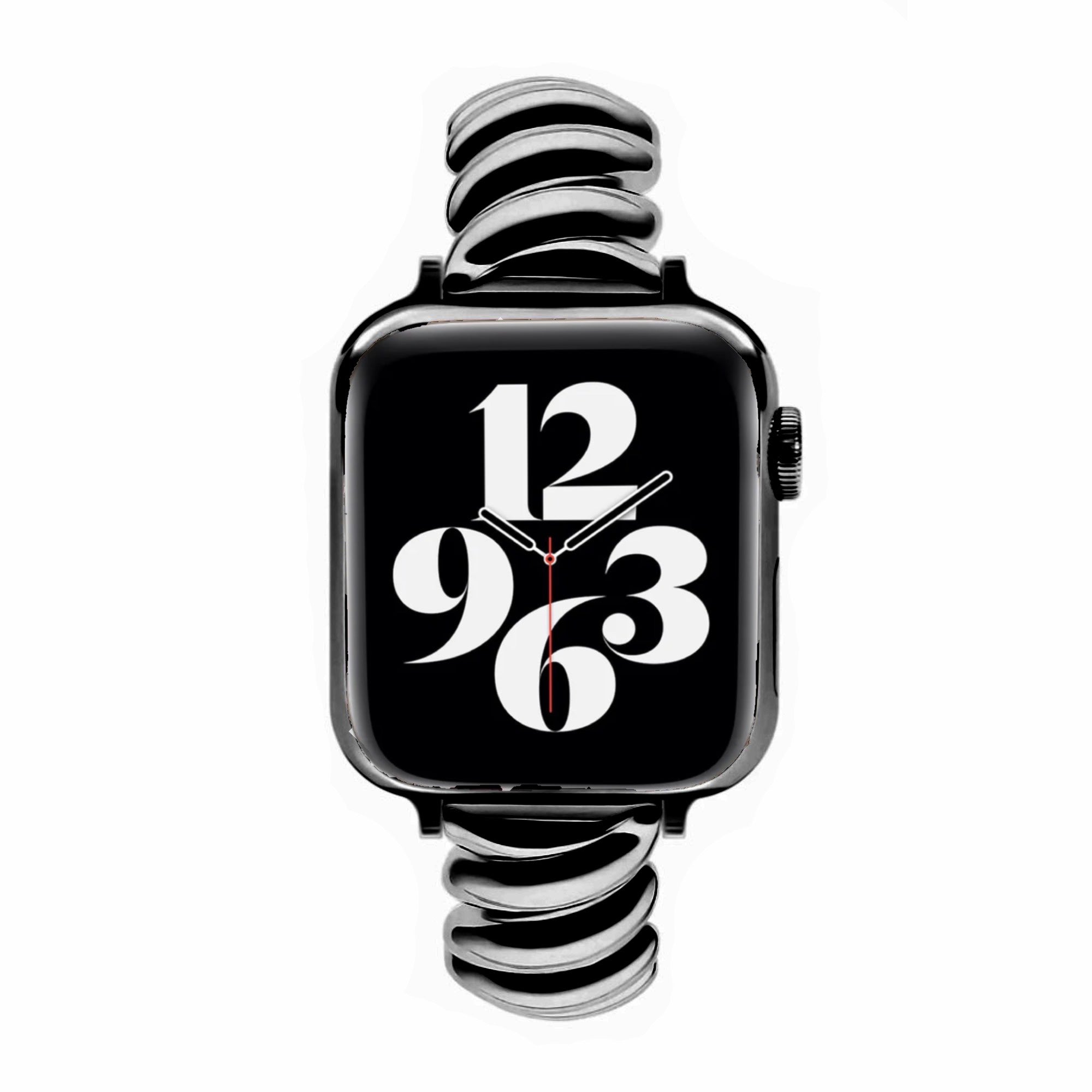 Apple Watch Wirbelarmband – Schwarz