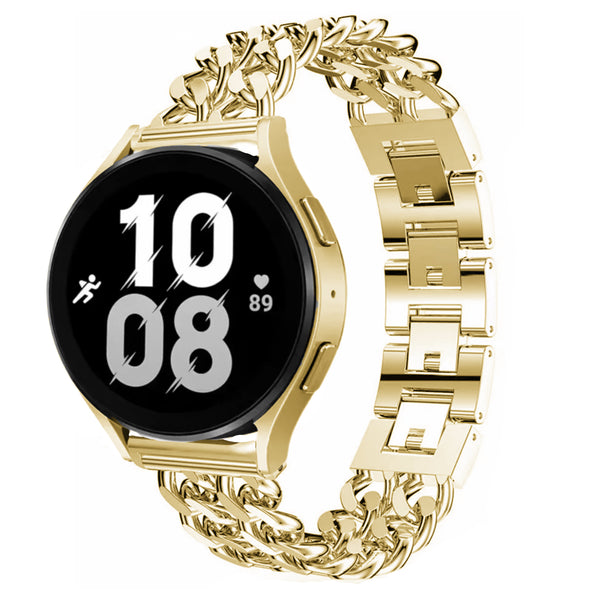 Samsung Galaxy Watch Doppelkettenarmband – Gold