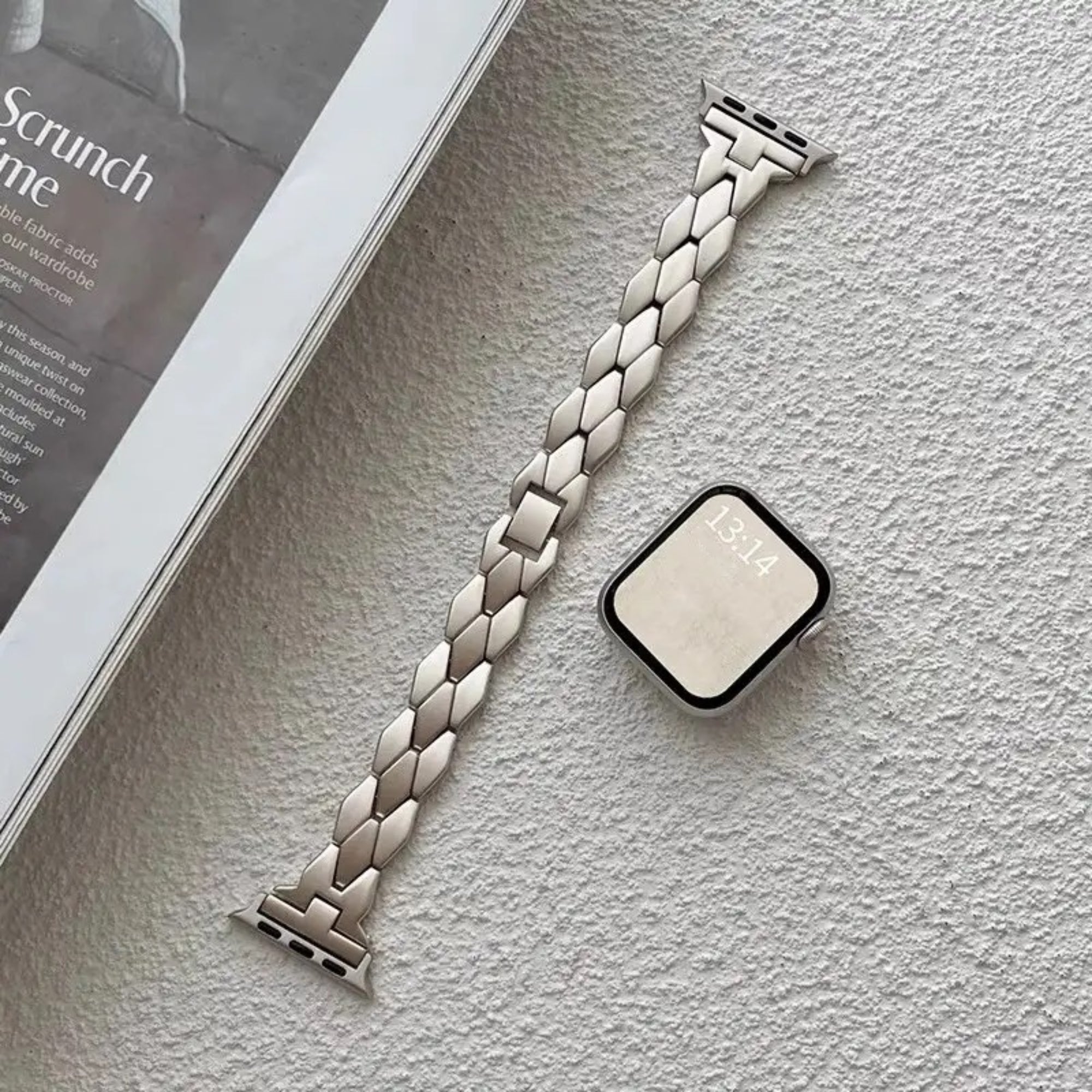 Apple Watch D strap - starlight