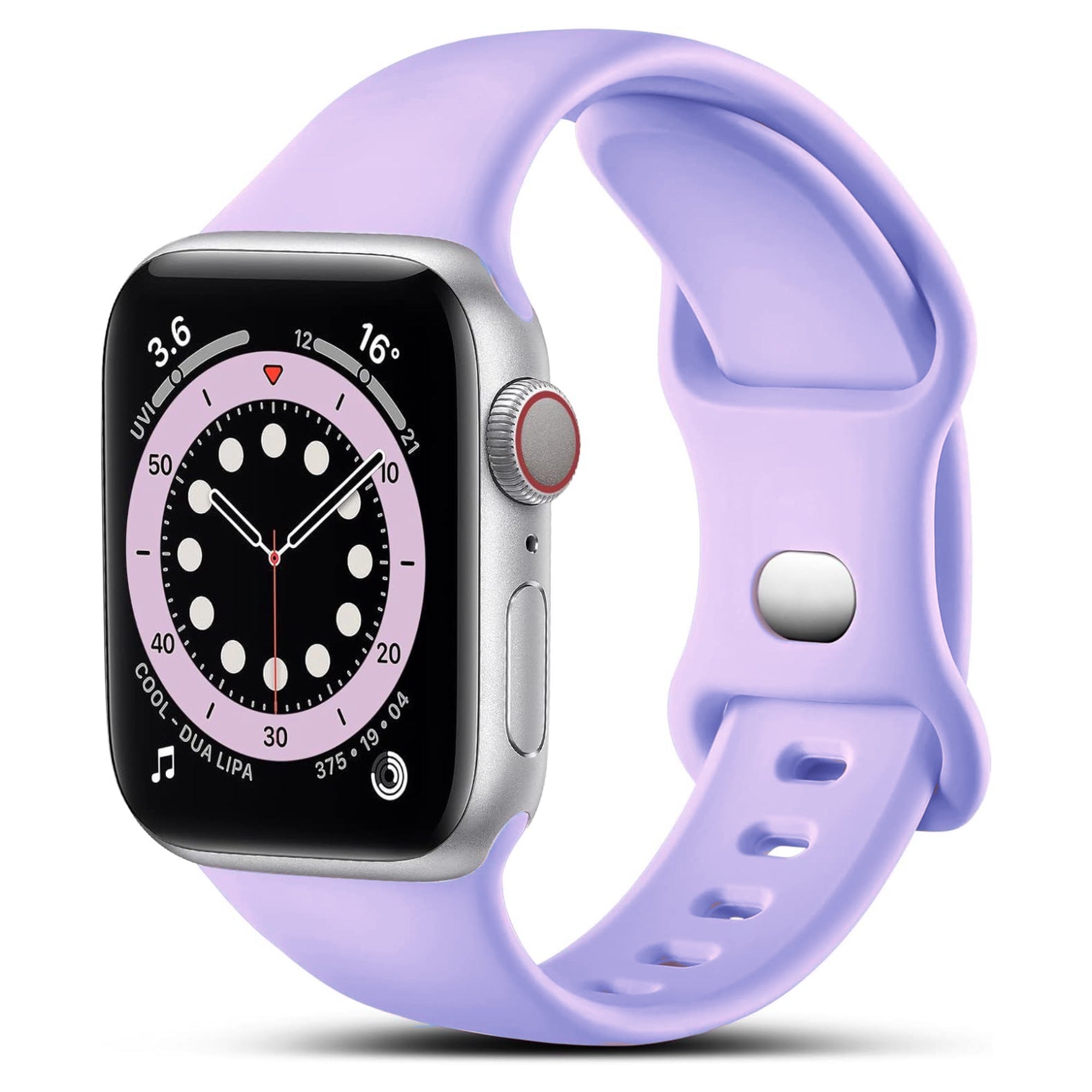 Apple Watch silicone strap - lilac