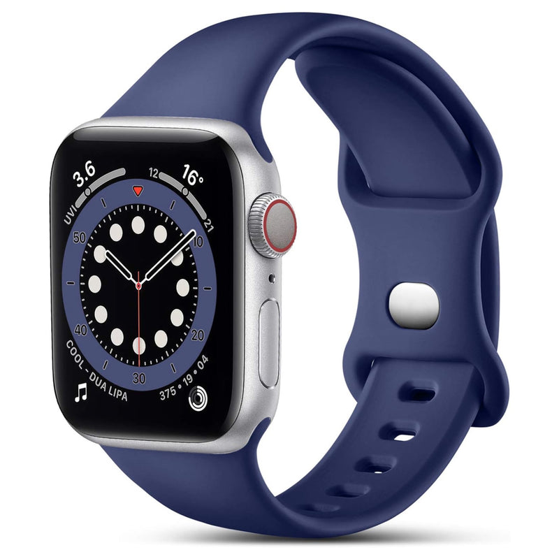 Apple Watch siliconen bandje - midnight blue