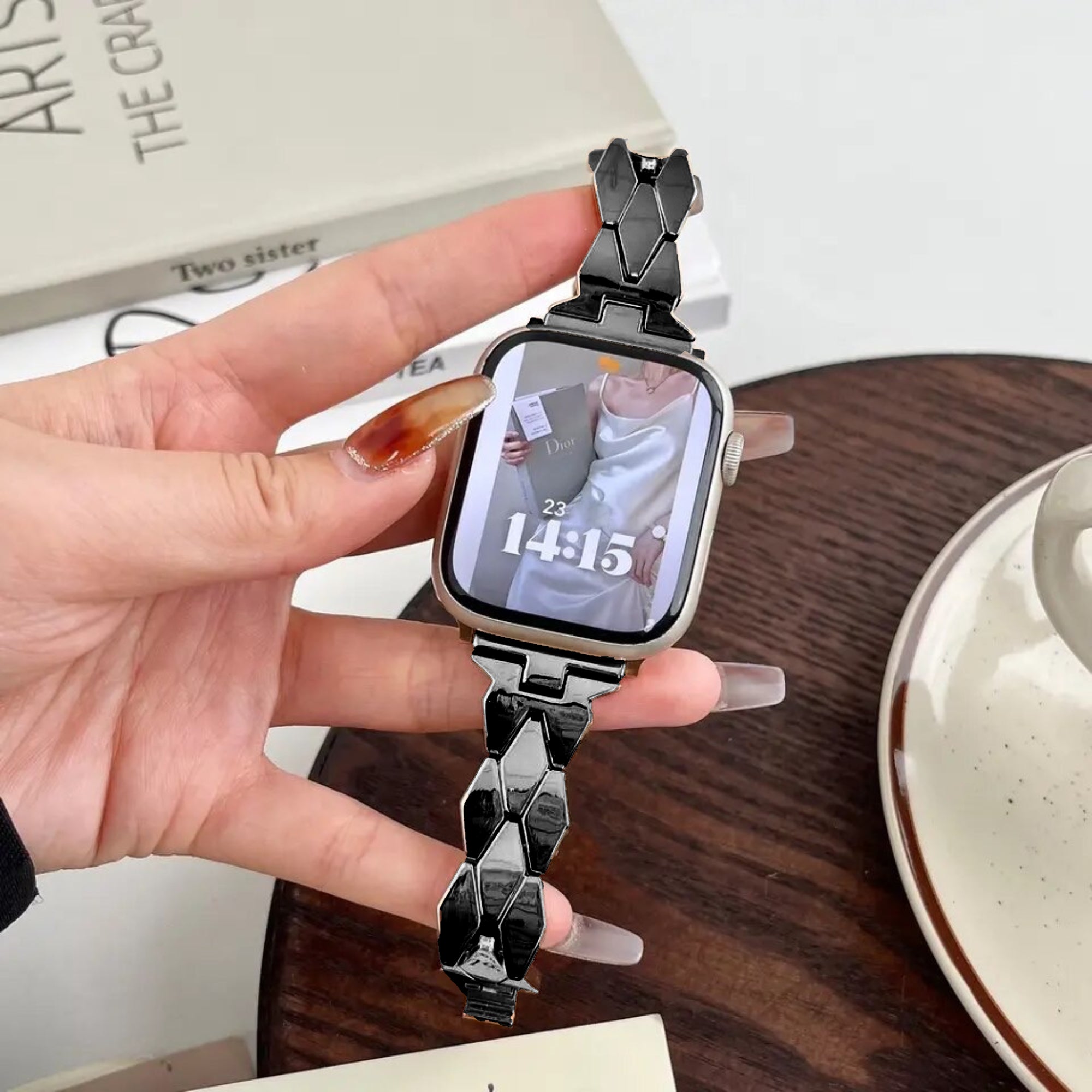 Apple Watch D strap - black