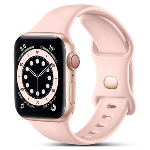 Apple Watch siliconen bandje - starlight
