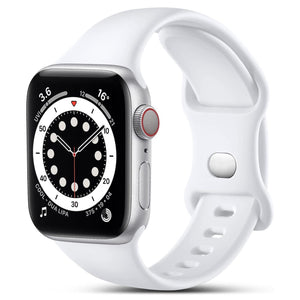 Apple Watch siliconen sketch band - zwart