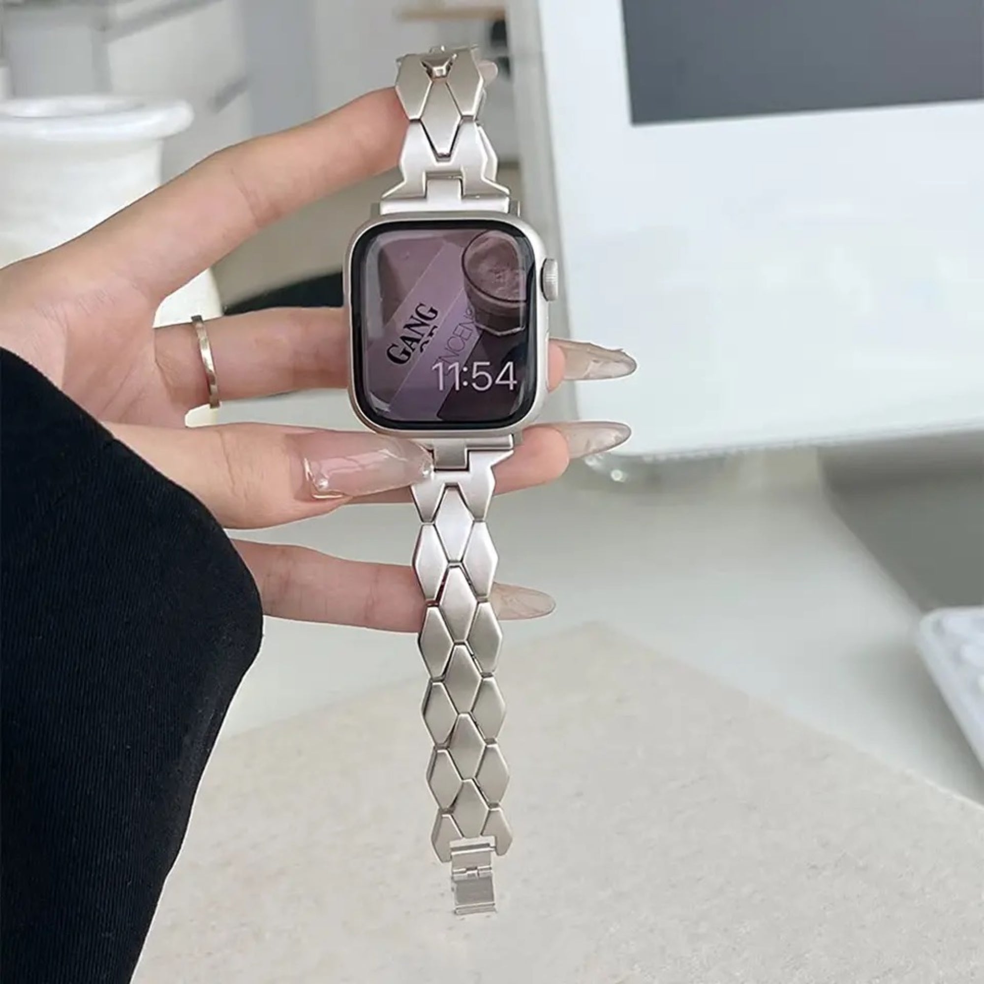 Apple Watch D strap - starlight