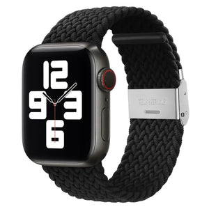 Apple Watch gevlochten loop verstelbaar - rood