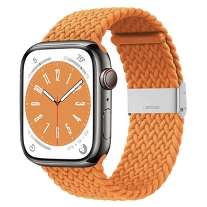 Apple Watch gevlochten loop verstelbaar - roze
