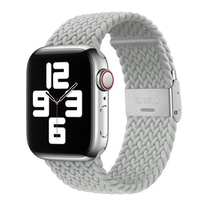 Apple Watch gevlochten loop verstelbaar - khaki