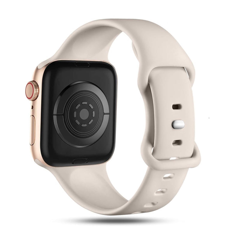 Apple Watch siliconen bandje - starlight