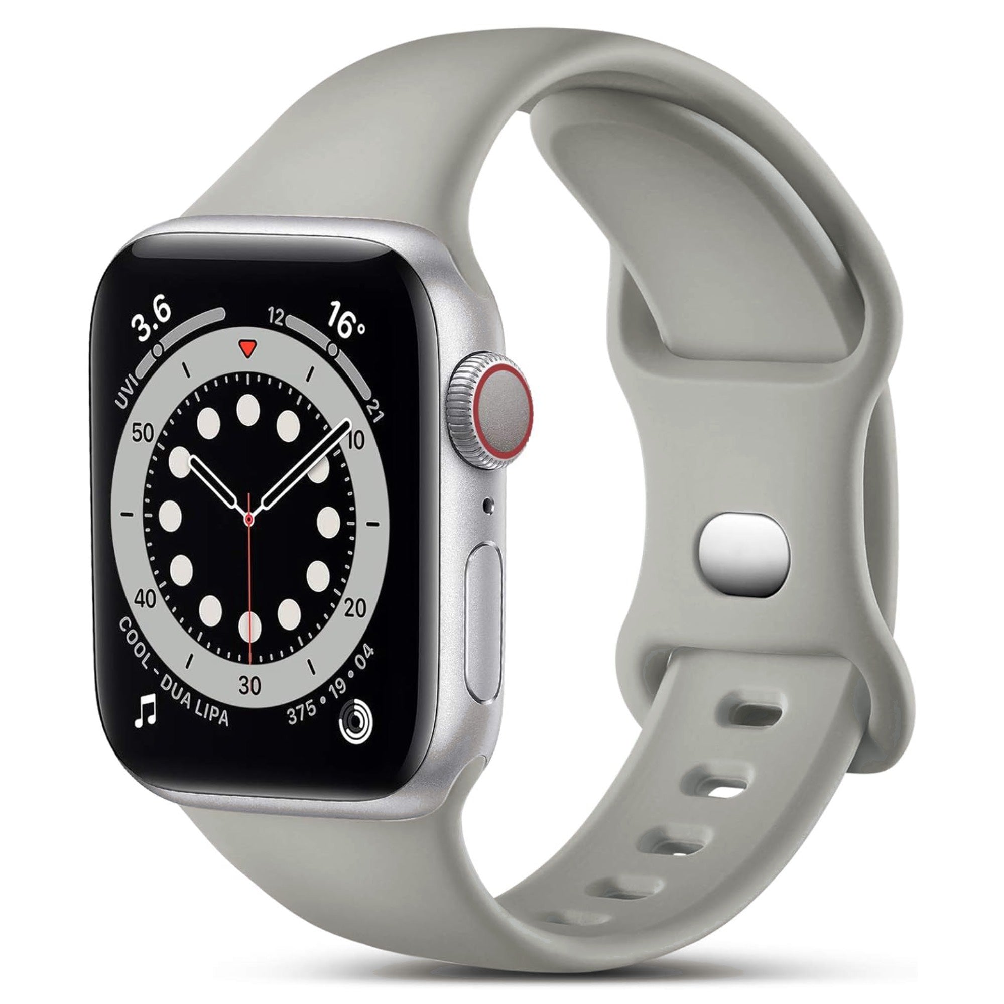 Apple Watch Silikonarmband – Stein