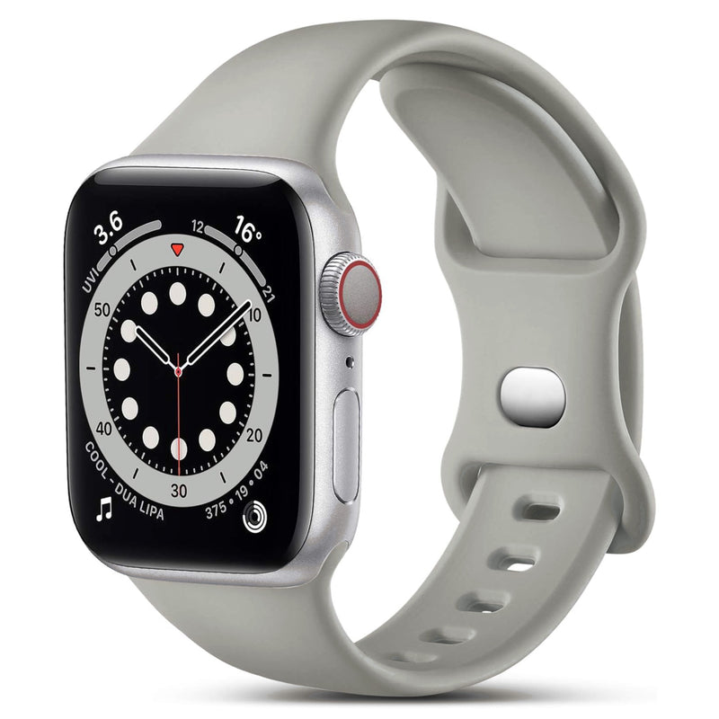 Apple Watch siliconen bandje - stone