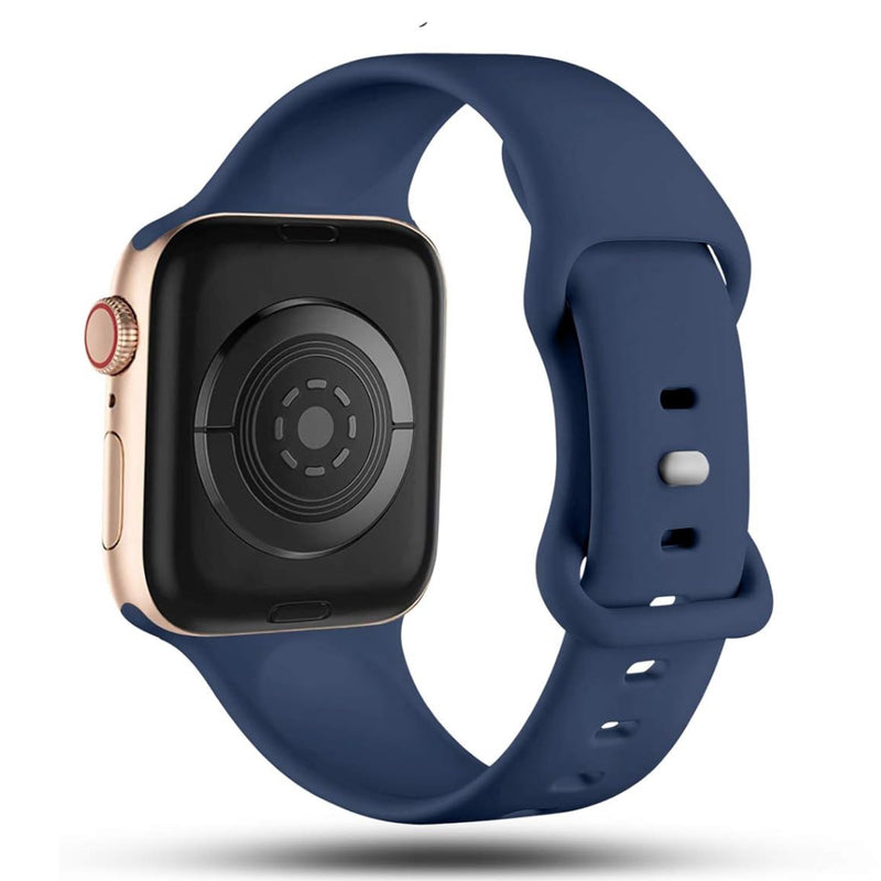 Apple Watch siliconen bandje - midnight blue