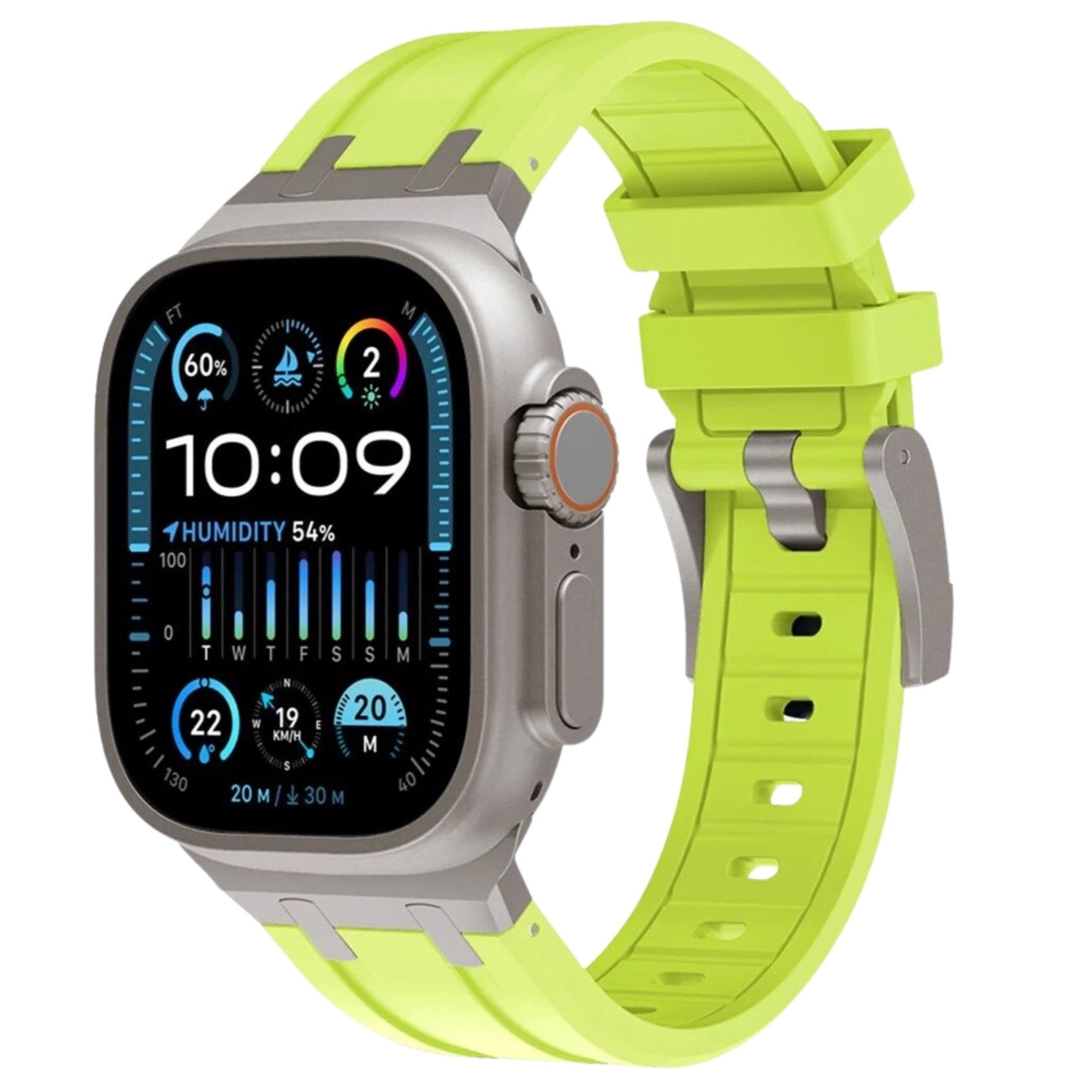 Apple Watch luxe sport band - groen