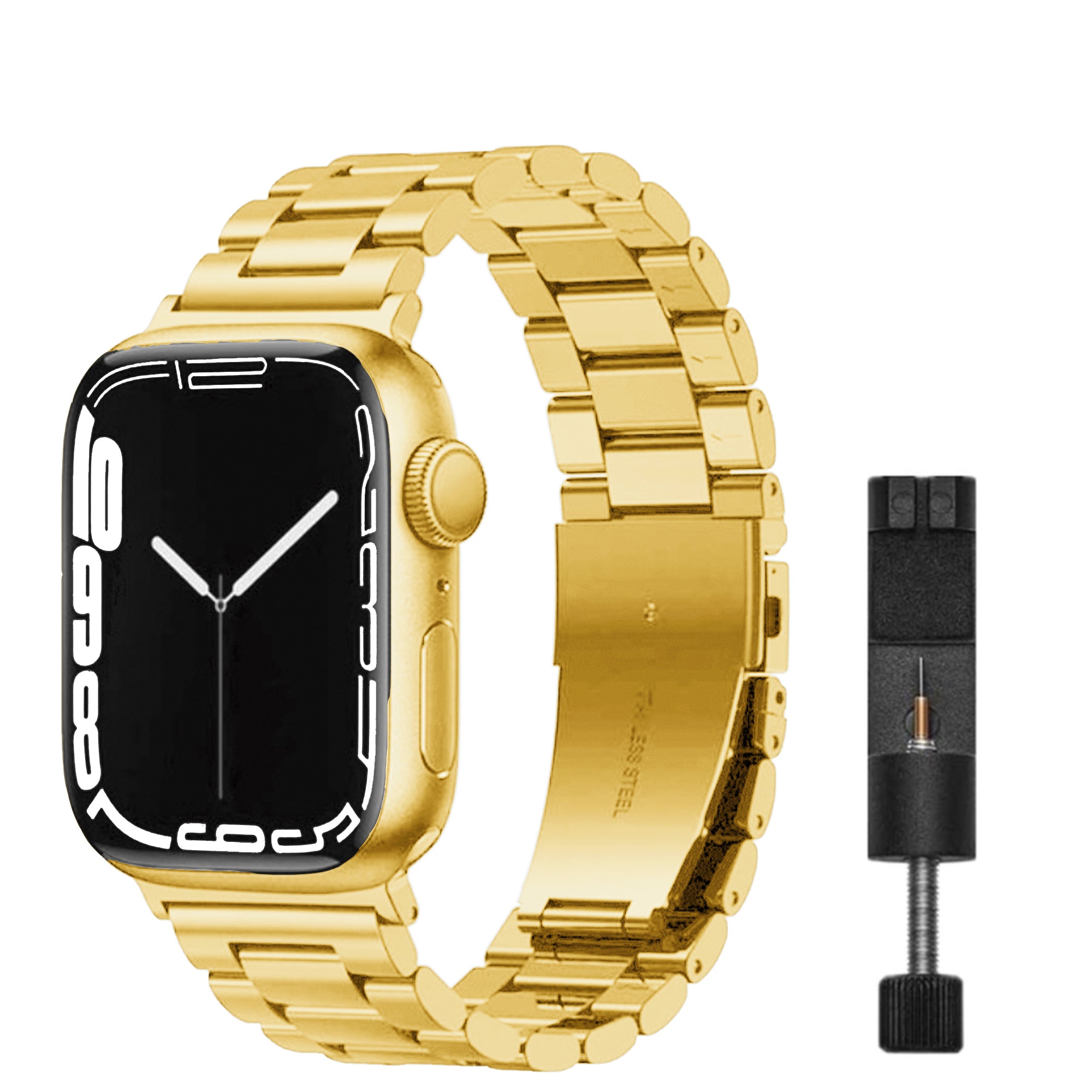 Apple Watch Stahlgliederarmband – Gold