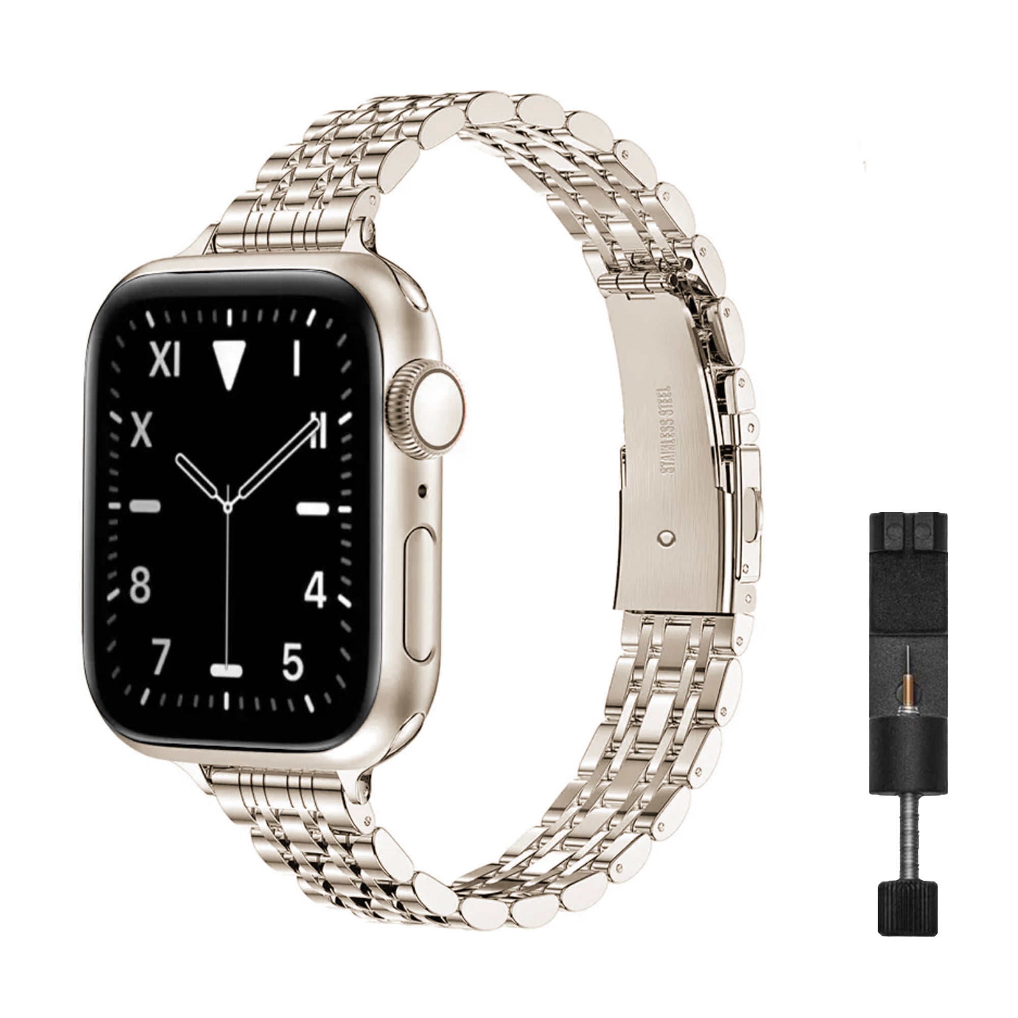 Apple Watch slim inspired strap - starlight