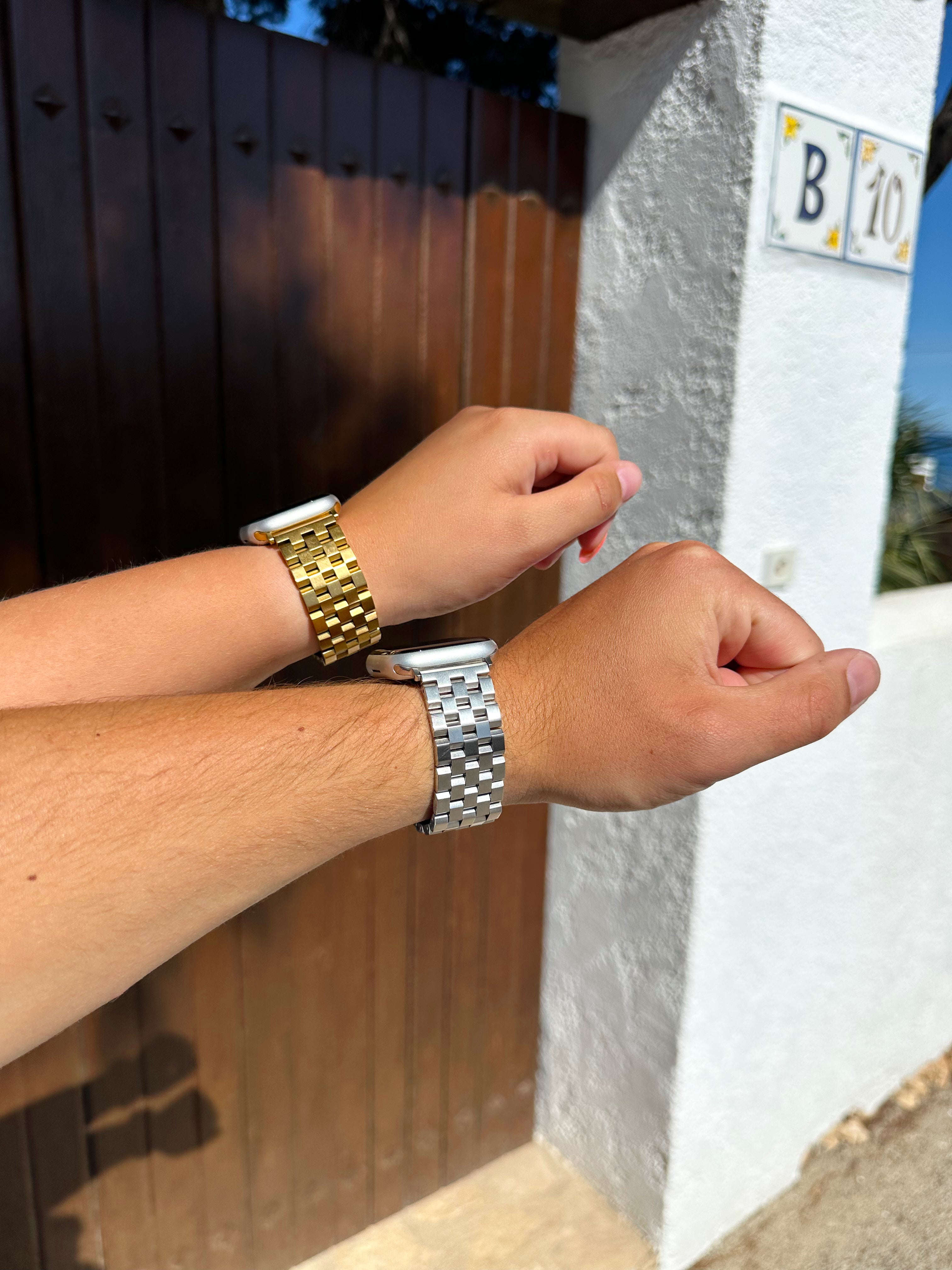 Würfelarmband für die Apple Watch – Gold