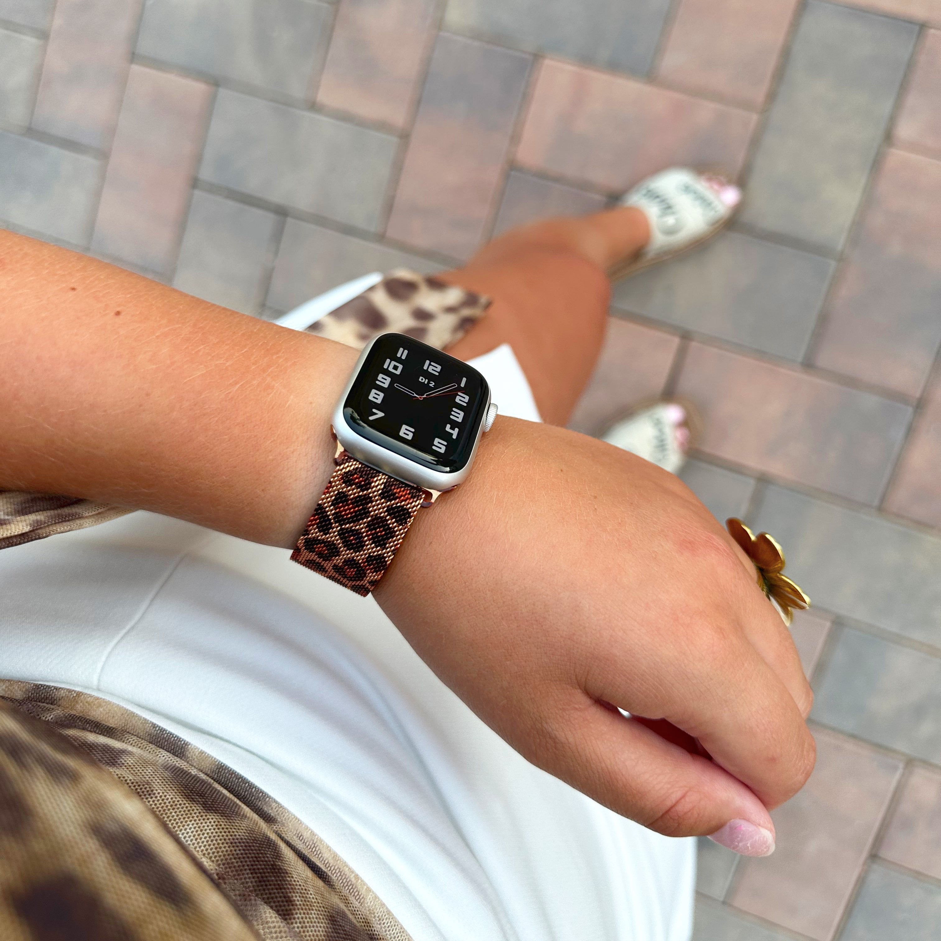 Apple Watch Milanese-Armband – Panther Rosé