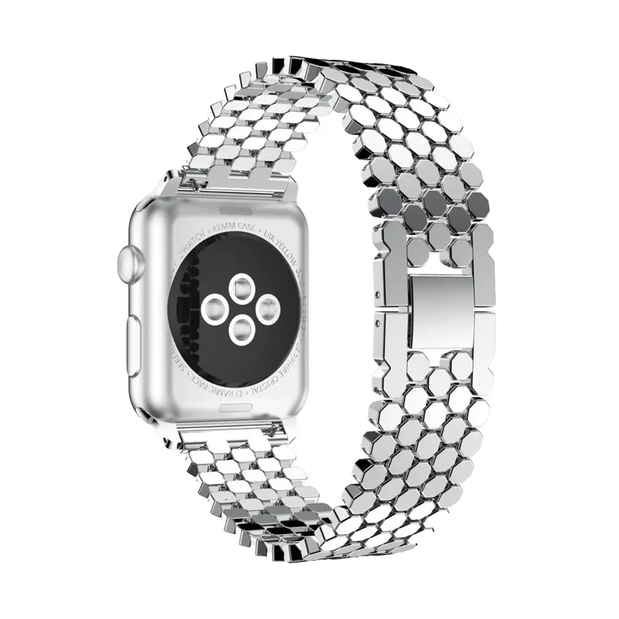 Apple Watch honing band - zilver