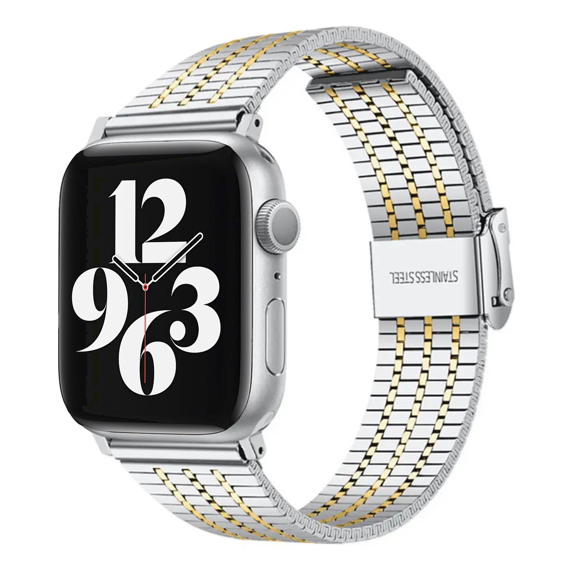 Apple Watch correa band - silver gold