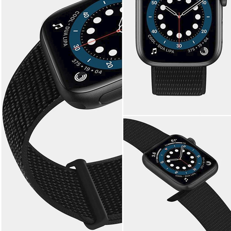 Apple Watch nylon band - zwart
