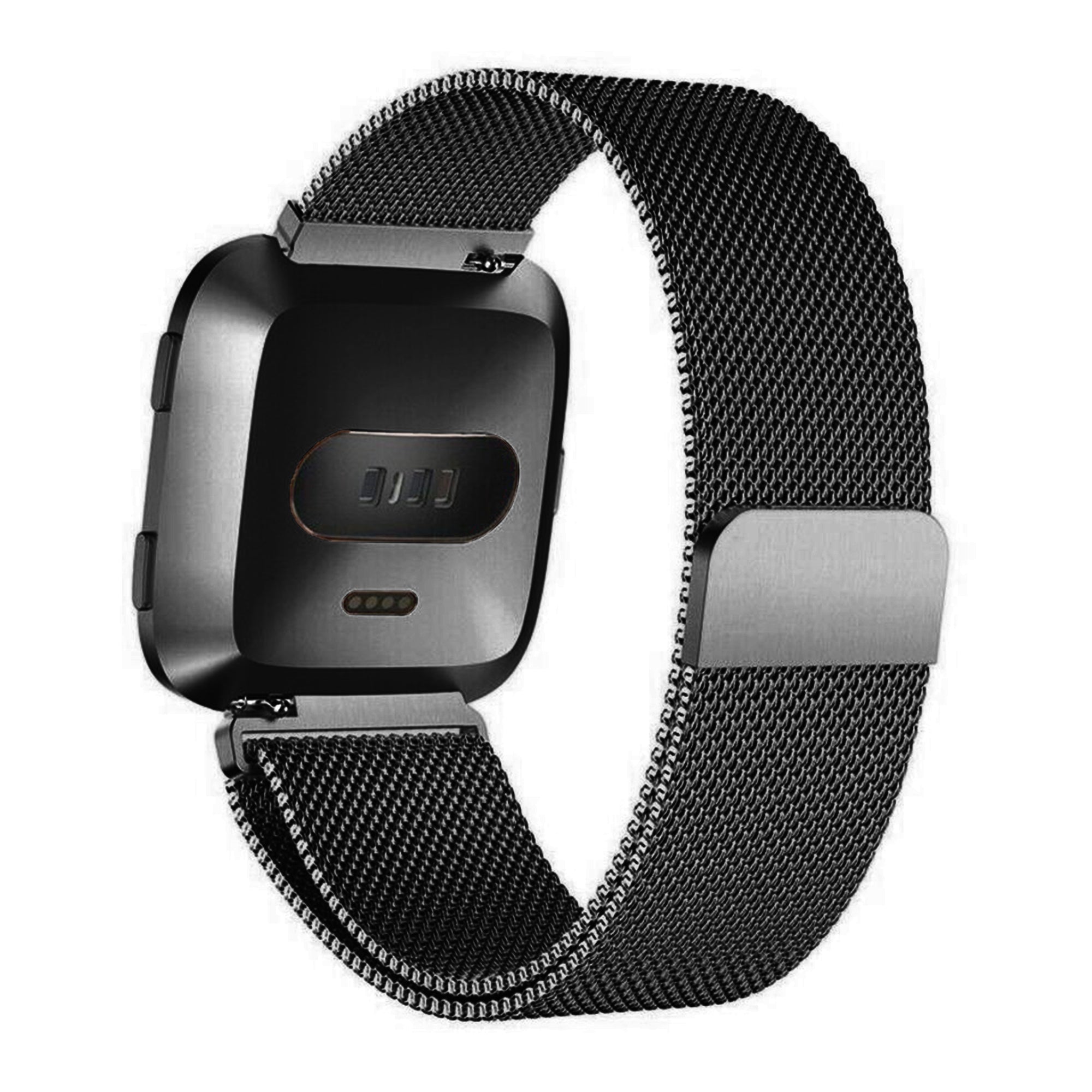 Fitbit Versa 1 / 2 milanese band - zwart