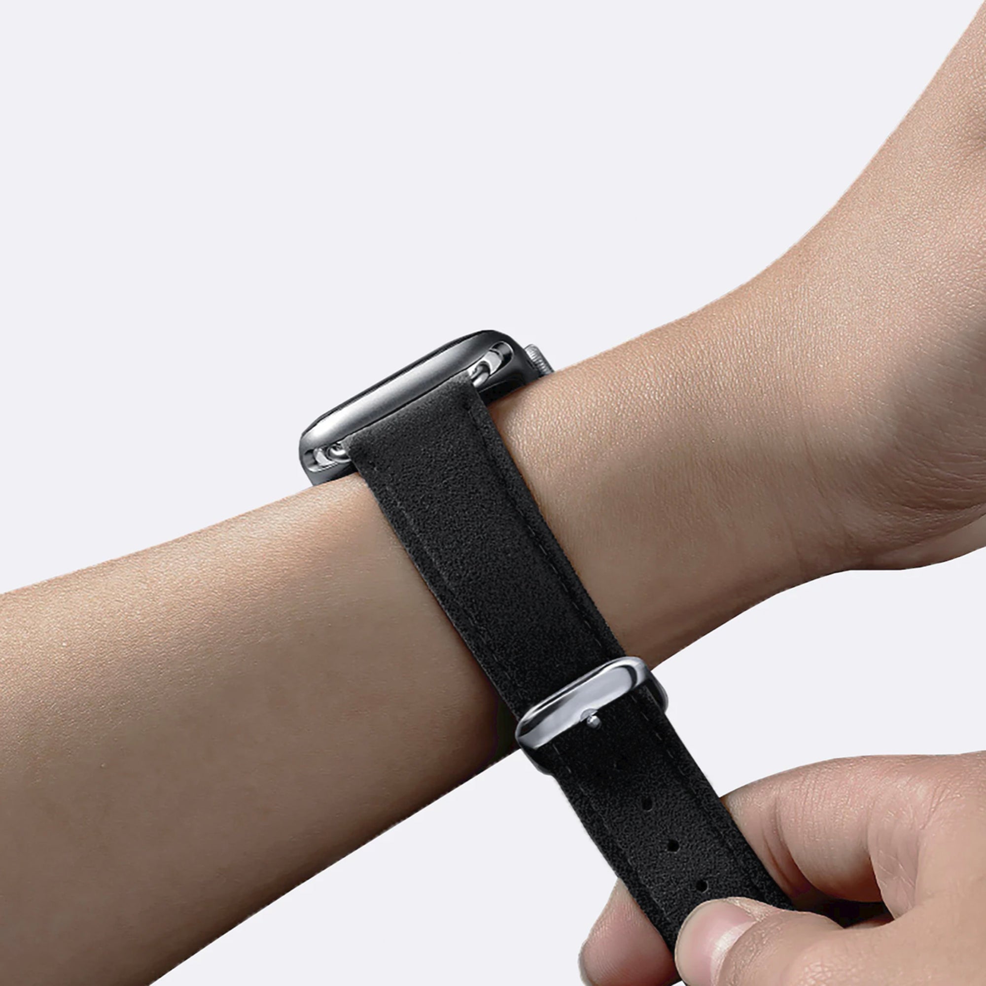 Apple Watch Alcantara strap - black