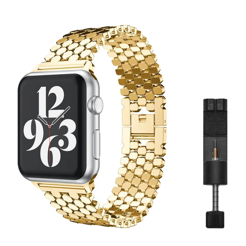 Apple Watch honing band - goud