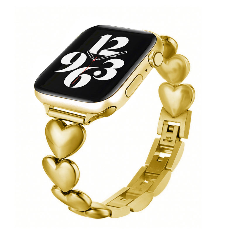 Apple Watch love band - goud