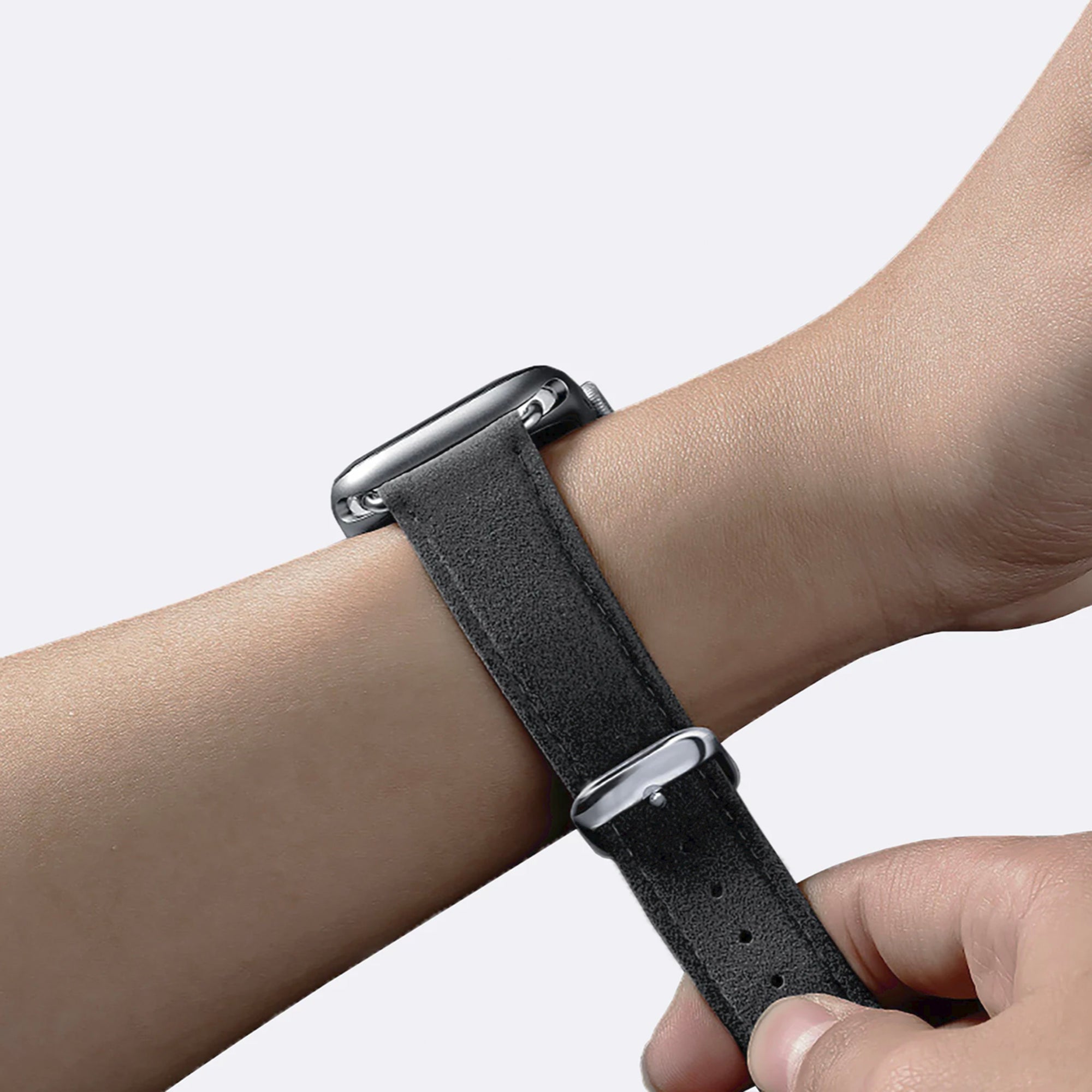 Apple Watch Alcantara band - grijs