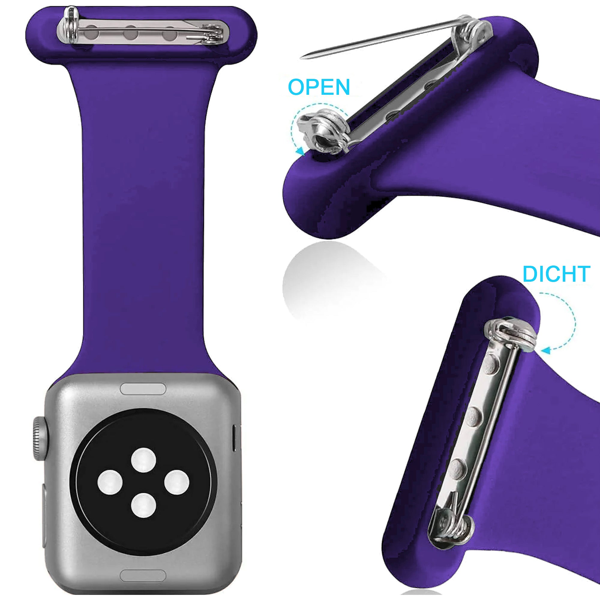 Apple Watch nurse band - purple