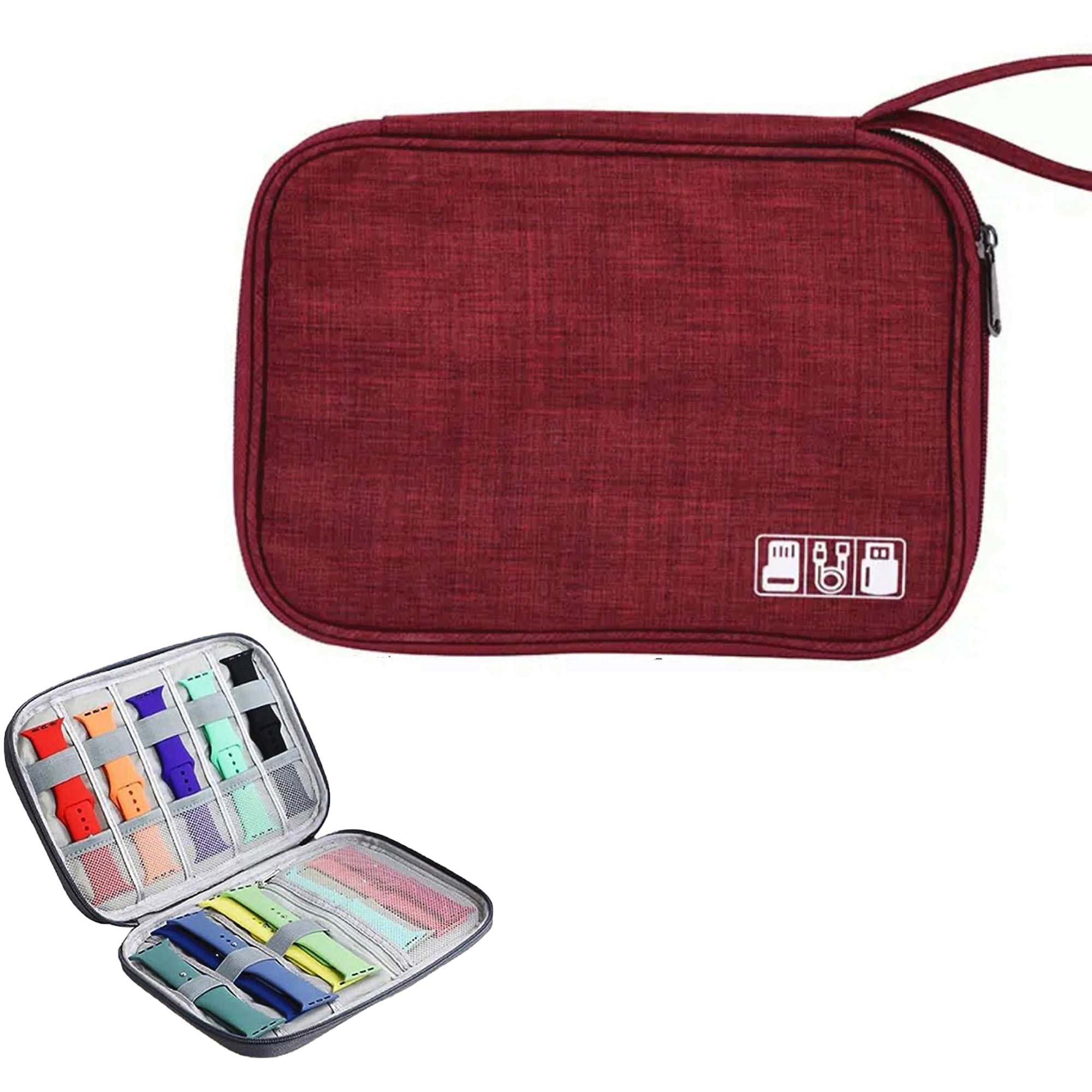 Apple Watch organizer/travel case - red