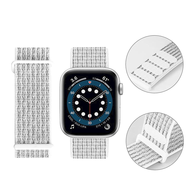 Apple Watch nylon band - wit