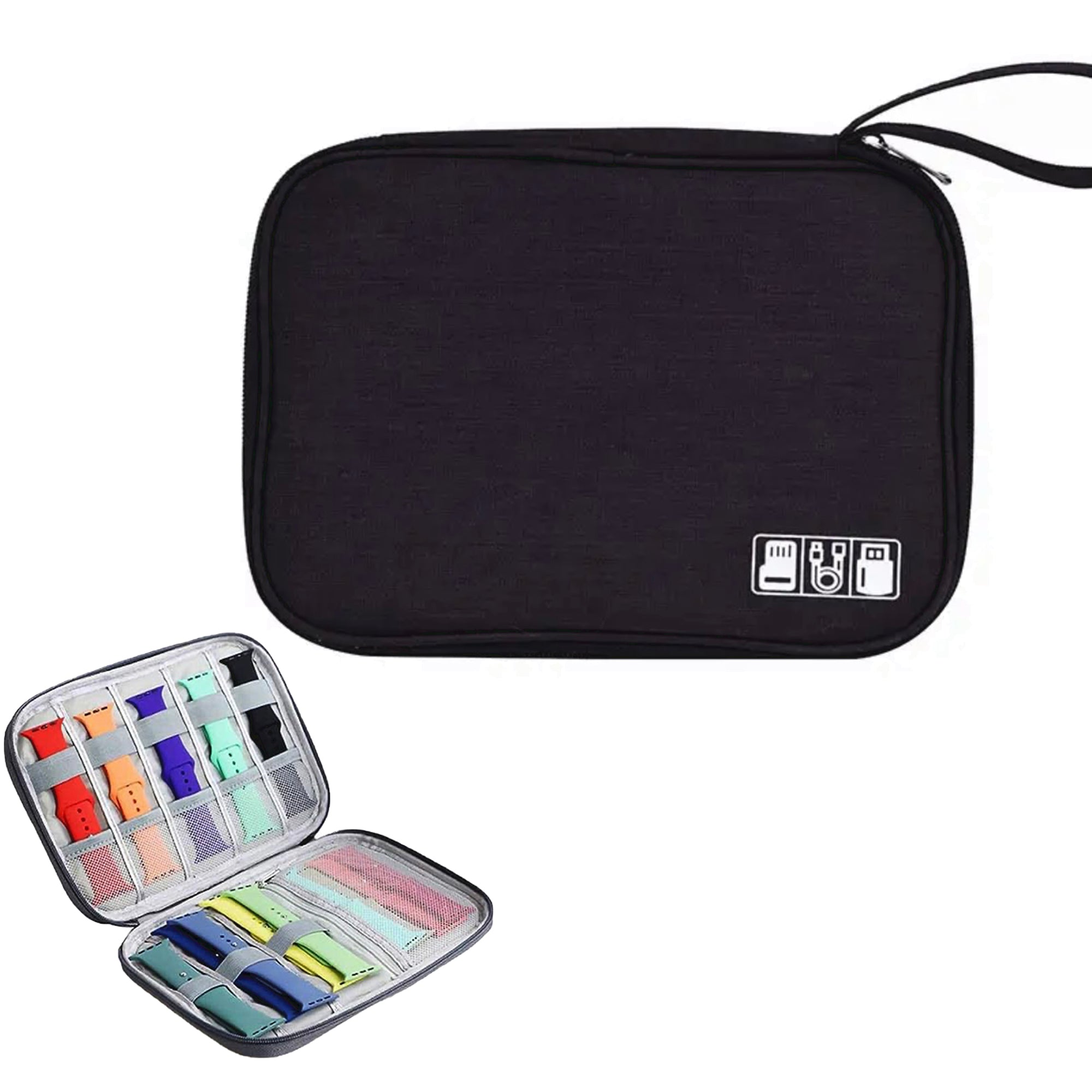 Apple Watch organizer/ travel case - zwart