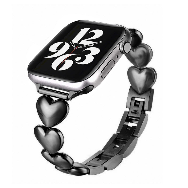 Apple Watch love band - zwart