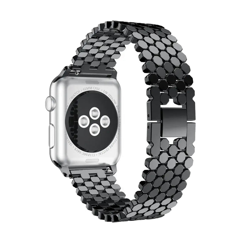 Apple Watch honing band - zwart