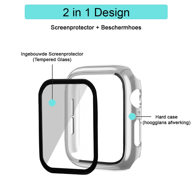 Apple Watch 2-1 case - zilver