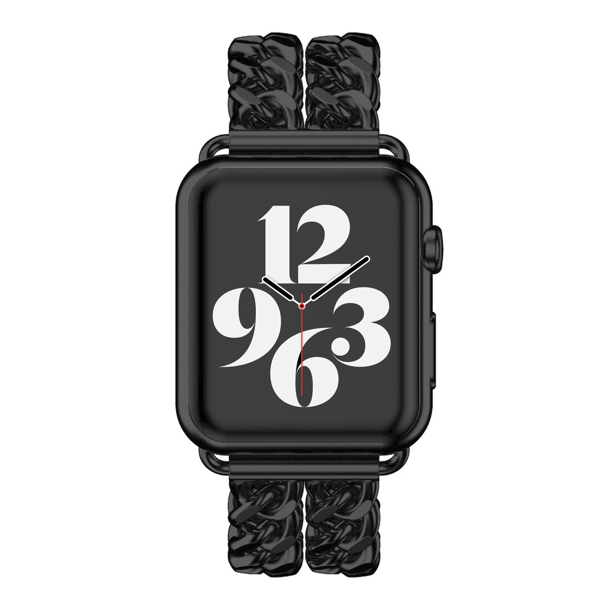 Apple Watch double chain link strap - black