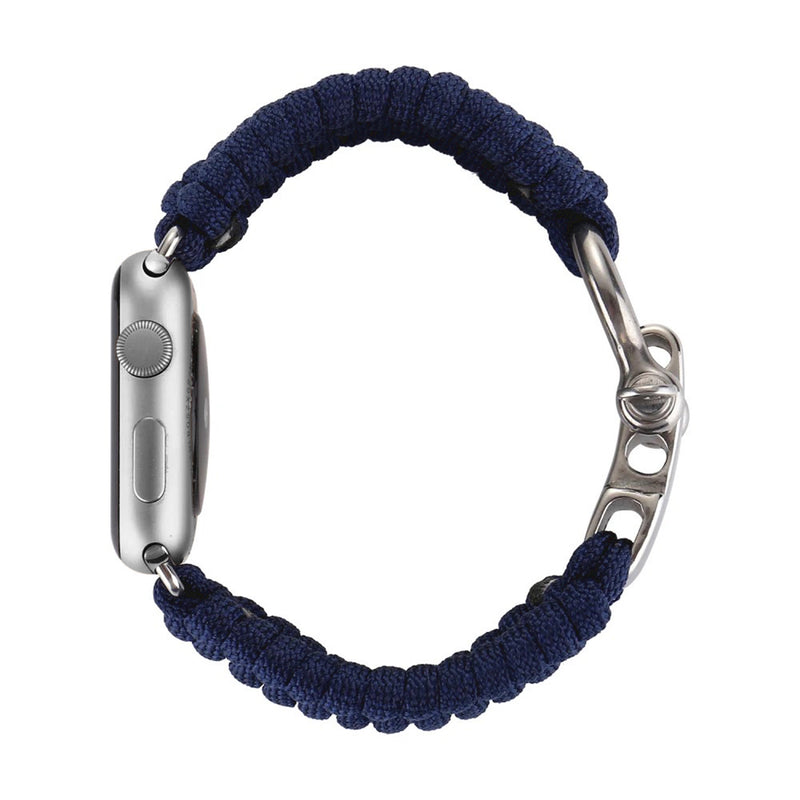 Apple Watch survival rope band - navy blue