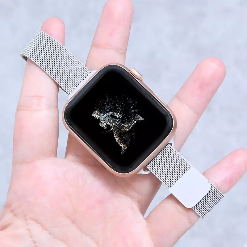 Apple Watch milanese slim band - zilver