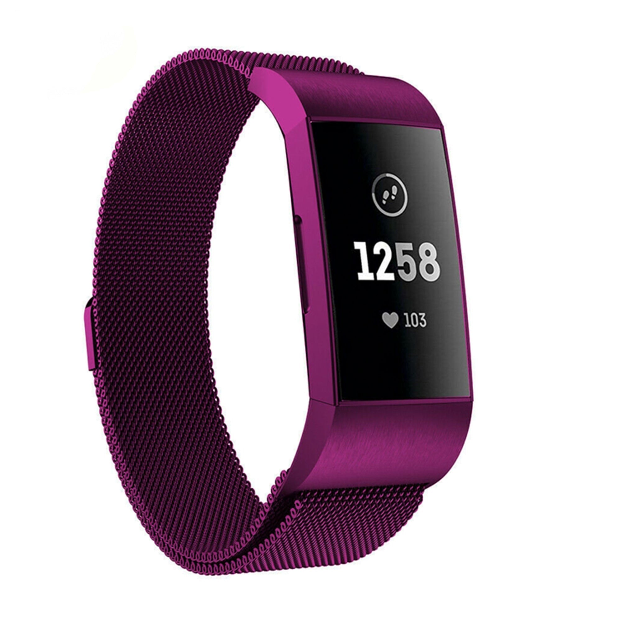 Fitbit Charge 3/4 Milanese-Band – Lila