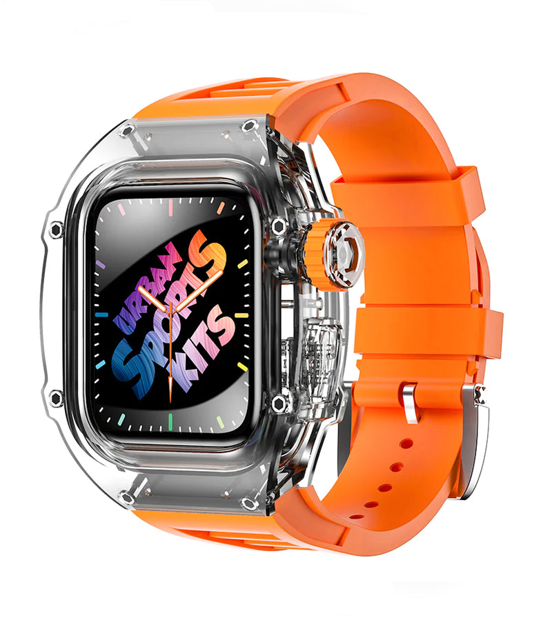 Apple Watch luxe sapphire band - oranje