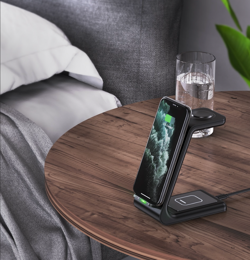 3 in 1 wireless charging dock