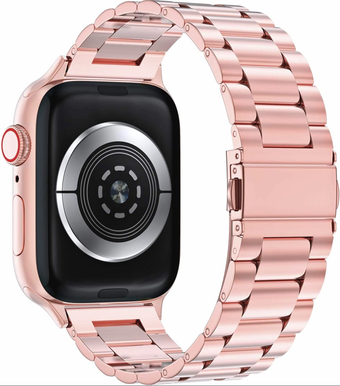 Apple Watch Stahlgliederarmband – Rosé