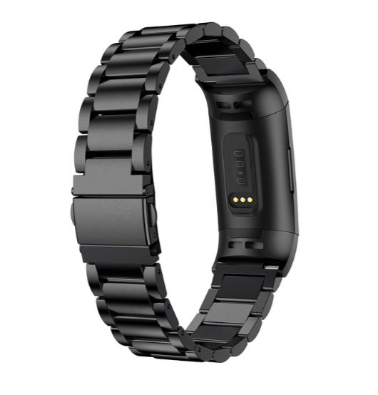 Fitbit Charge 3/4-Link-Band – Schwarz