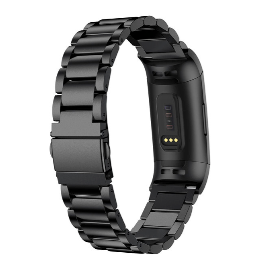 Fitbit charge 3/4 schakelbandje - zwart