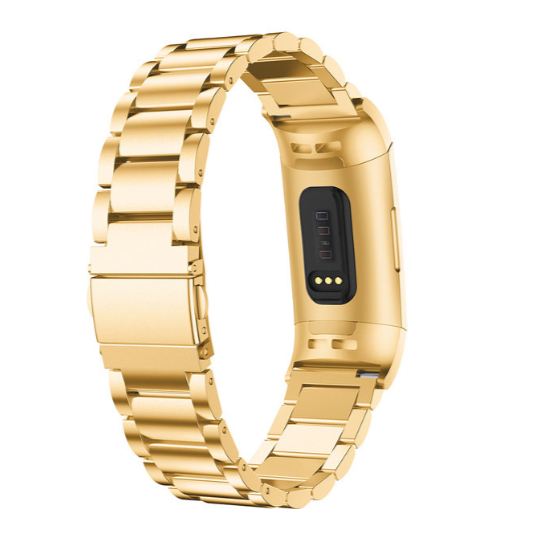 Fitbit charge 3/4 link band - gold